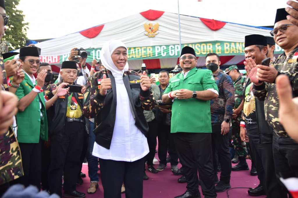 HUT GP Ansor ke-90, Ini Harapan Mendalam Khofifah Ketua Umum PP Muslimat NU