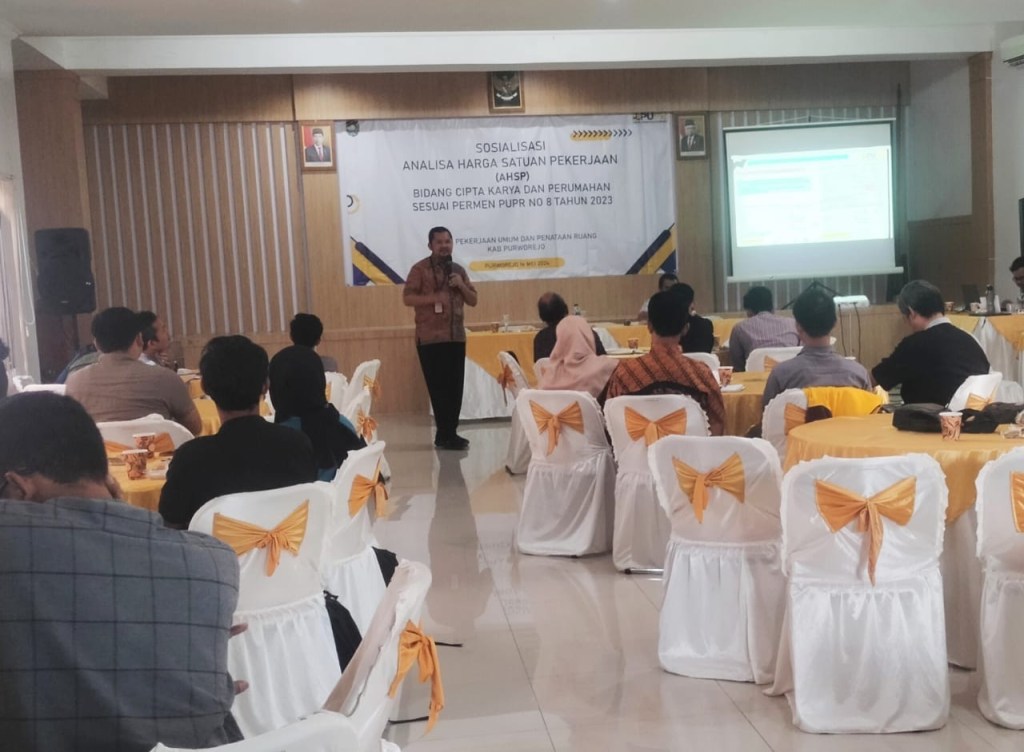 Dinas PUPR Purworejo Sosialisasikan Permen 8 Tahun 2023, AHSP Cipta Karya dan Perumahan Lebih&nbsp;Detail