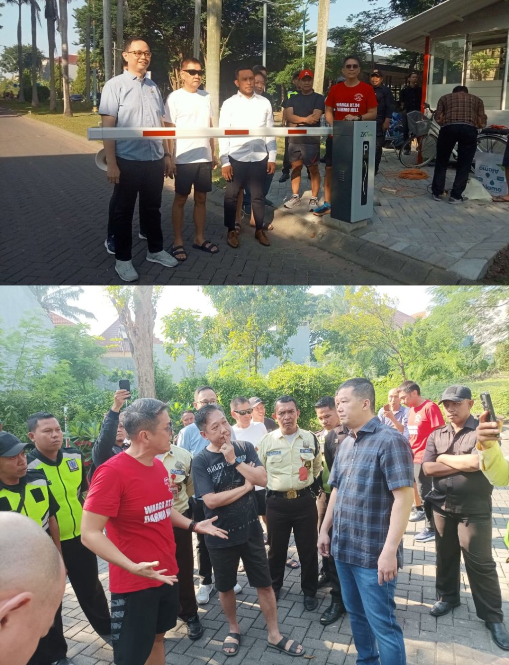 Dirut PT. Dharma Bhakti Adijaya Emosi, Tantang Duel Warga Perumahan Darmo Hill, Tidak Terima Warga Pasang Portal&nbsp;Elektronik