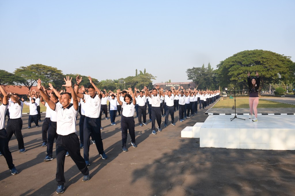 Jaga Kebugaran Tubuh, Personel Kodiklatal Olah Raga Rutin