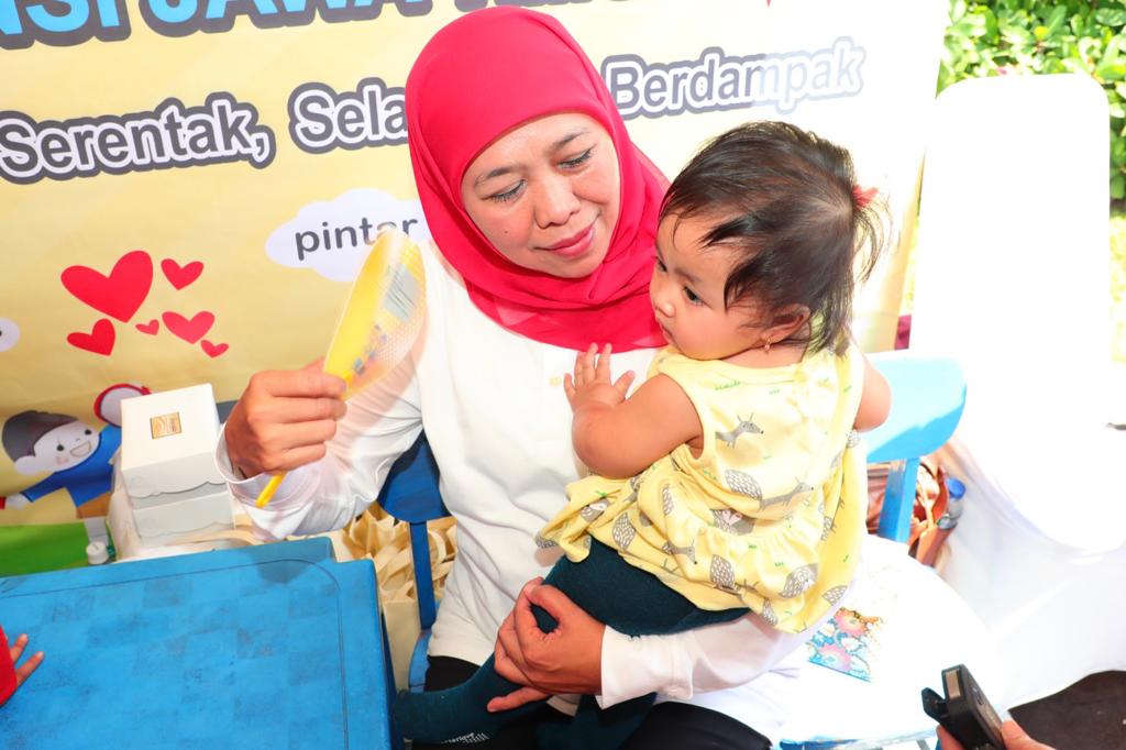 Hari Anak Nasional 2024, Khofifah Ajak Bahagiakan dan Lindungi Hak&nbsp;Anak