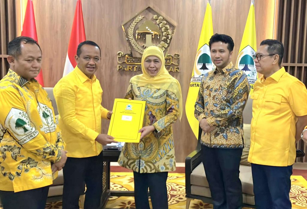 Terima B1 KWK Partai Golkar, Khofifah – Emil Makin Percaya Diri Menang di Pilkada Jatim 2024