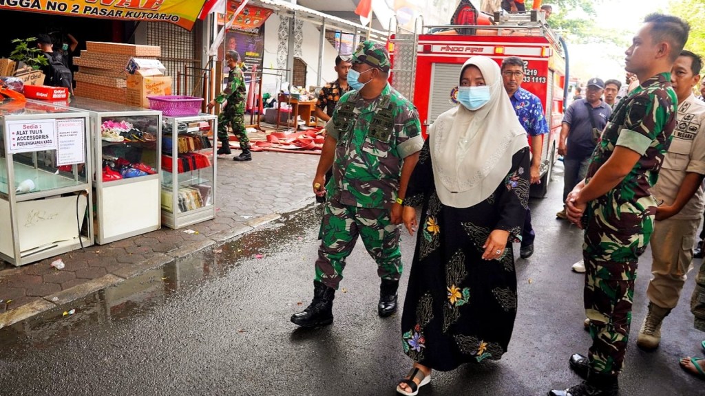 Pasca Kebakaran, Bupati Purworejo Menginginkan Pasar Darurat Bagi Pedagang Pasar&nbsp;Kutoarjo