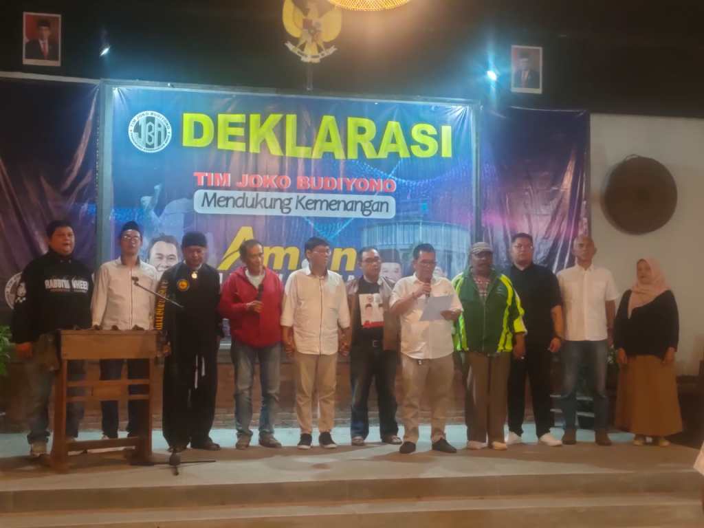 Tim Joko Budiyono Deklarasi Mendukung Kemenangan AMAN Pada Pilkada Kota&nbsp;Magelang