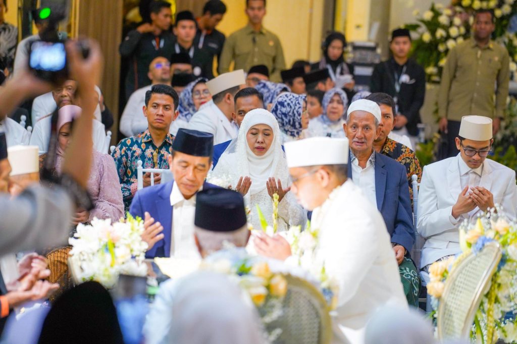 Presiden Jokowi Jadi Saksi Pernikahan Yusuf dan Jihan, Khofifah : Sebuah Kehormatan yang Luar&nbsp;Biasa